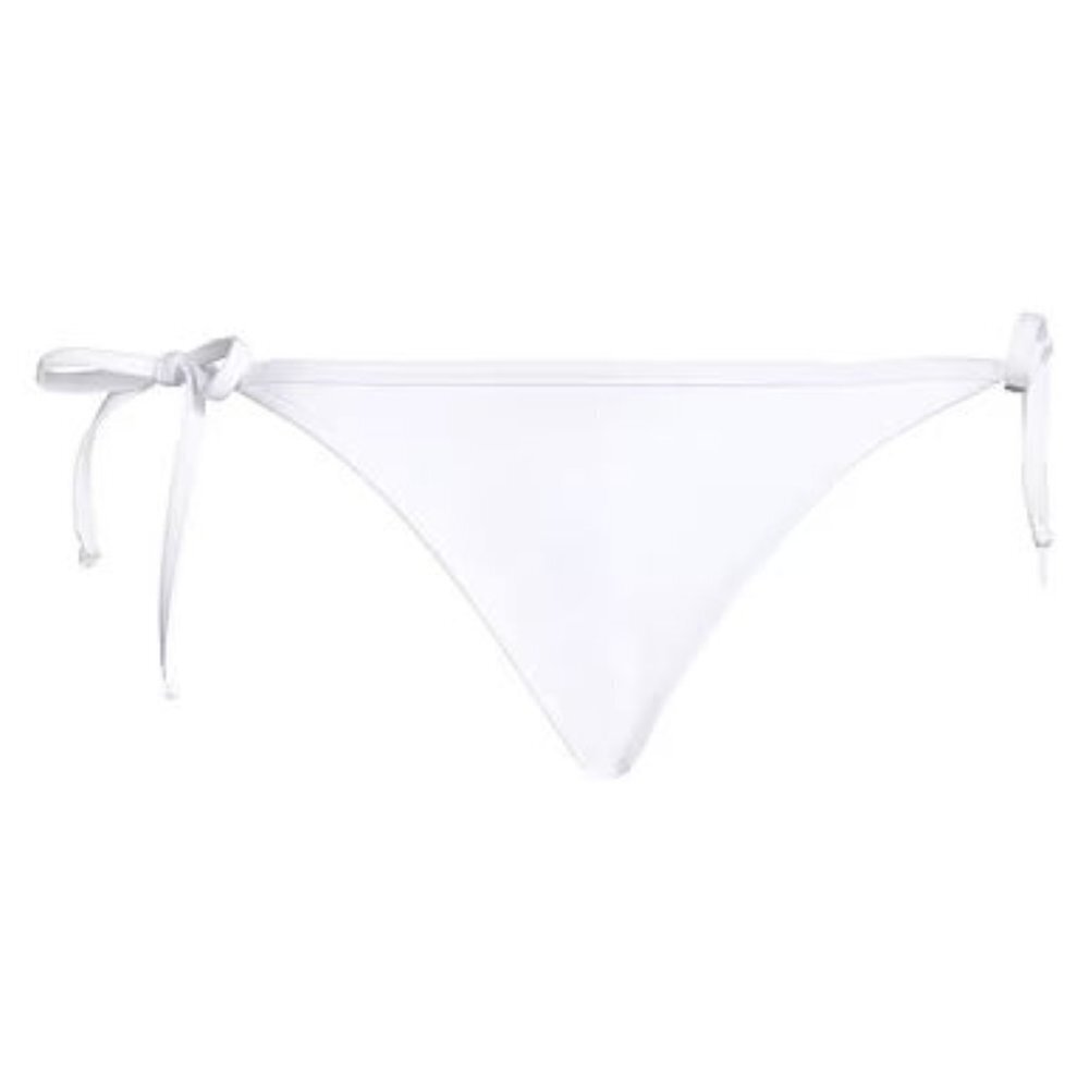 Moschino White Side Tie Bikini Bottoms Size: 12 Us - New